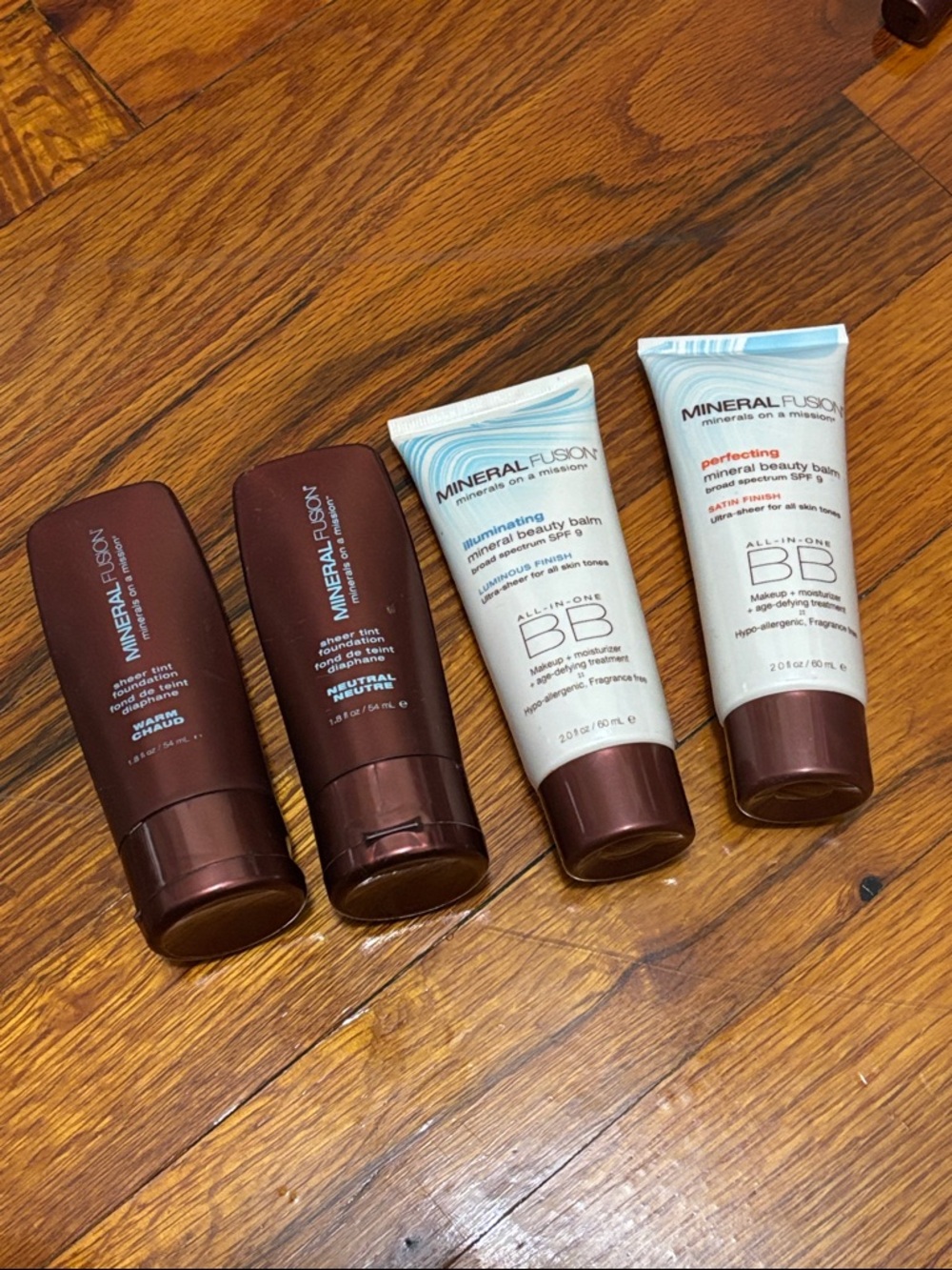 Four: Mineral Fusion BB Cream and Sheer Tint Foundations